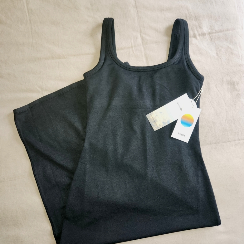 VUORI Halo Essential Dress Black Heather XS NWT